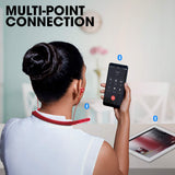 JBL LIVE200BT Bluetooth Wireless in Ear Earphones with Mic with 10 Hours Playtime, Multi Point Connectivity & Premium Aluminum Housing (Red)