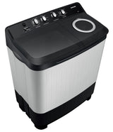 Samsung 8 kg, 5 star, Semi-Automatic Top Load Washing Machine (WT80C4200GG/TL, Air Turbo Drying, Light Gray)