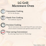 LG 20 L Grill Microwave Built-In Oven (MH2044DB)