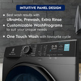 Electrolux 8kg 5 Star Front Load Washing Machine, AutoSense Technology, Full Load Vapour Wash, Hygienic Care, Woolmark, EcoInverter Motor, UltimateCare 500, EWF8024R5SB, Dark Silver