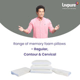 Livpure Smart Breeze Ortho Memory Foam Cervical Sleeping Pillow Pack of 1 LSH-PILL-BREEZE-CERVICAL1pi