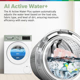 Bosch 10 kg, 5-Star, AI Active Water+, Anti Stain, Iron Steam Assist, Anti Tangle, Fully-Automatic Front Loading Washing Machine (WGA254ZJIN, Reload Function, In-Built Heater, Autumn Green)