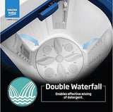 Voltas beko, A Tata Product 8.5 kg 5 Star Semi-Automatic Top Load Washing Machine With Double Water Fall technology (2024 Model, WTT85DBLG/FLRB5, Blue, Special Pulsator & 5 Knob Control Method)