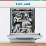 Bosch 15 Place Setting (fits up to 80 utensils) Free-Standing Dishwasher for Indian Utensils | Hygiene+ & Intensive Kadhai Program (SMS46KI03I, Silver Inox, Inbuilt Heater, Removes 99.9% Germs)