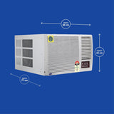 Carrier 1.5 Ton 5 Star Inverter Window AC(, Estra EXi -CIW18SC5R32F0,White)