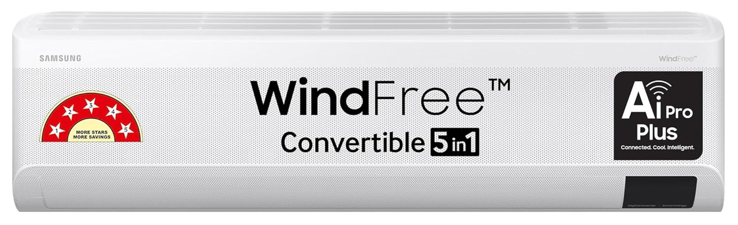 SAMSUNG 1.5 Ton 5 Star Split Inverter AC with Wi-fi Connect - White