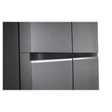 LG 650 L, 3 Star, S Frost Free Double Door Side by Side Refrigerator (GL-B257HDS3, Dazzle Steel, Express Freeze)