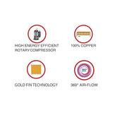 Akai 2.0 Ton 3 Star Split Inverter AC (100% Copper, AKSI-243EMQE, White) Air_Conditioner