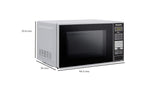Panasonic 20L Grill Microwave Oven(NN-GT221WFDG,White, 38 Auto Cook Menus )