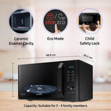 Samsung 23 L Grill Microwave Oven (MG23A3515AK/TL,)