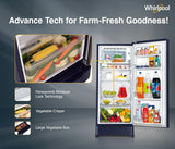 Whirlpool 192 L 4 Star Icemagic Powercool Direct-Cool Single Door Refrigerator with Base Drawer (215 IMPC ROY 4S SAPPHIRE MULIA-Z)