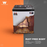 White Westinghouse 7.5 kg 3D Wash Semi Automatic Top Loading Washing Machine (SFW7500/ BLACK/ 2023)