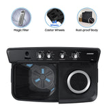 Samsung 9.5 Kg, 5 Star, Semi-Automatic Top Load Washing Machine (WT95A4260GD/TL, Air Turbo Drying, Dark Gray, 5 Year Warranty on Wash Motor)