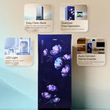 Haier 190 L 4 Star Direct Cool Single Door Refrigerator with Fast Ice Making, Easy Clean Back, Large Vegetable Box (HED-204TMIBA-N, Marine Ivy, Base Stand Drawer, )