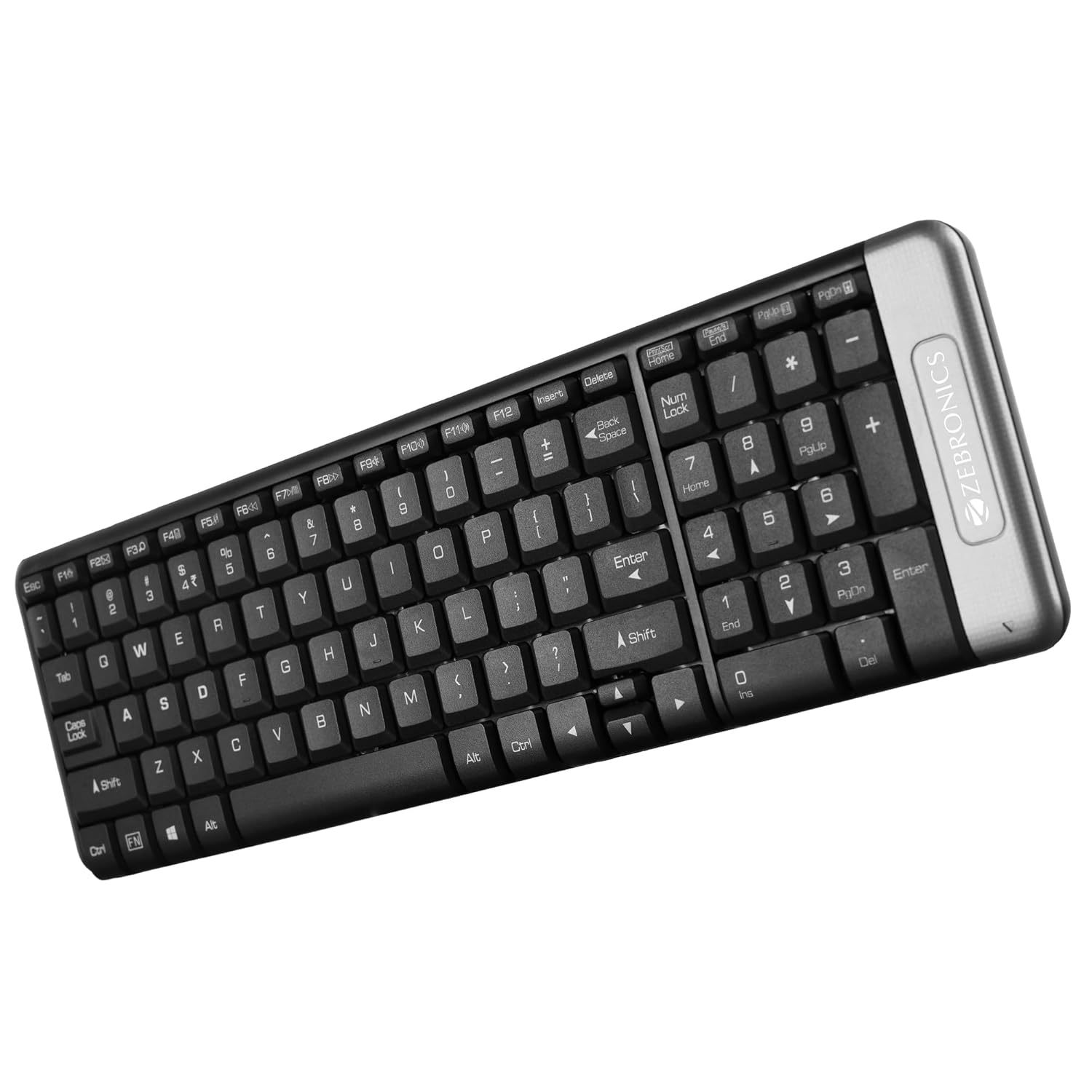 Zeb Companion 104 Wireless Desk Combo of keyboard and Mouse Computer Black