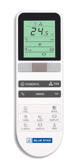 BLUE STAR INVERTER SPLIT AC 1.0TON 3 STAR FB312DNU 2024 5-IN- CONVERTIBLE COOLING 100% COOPER