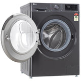 LG 8 Kg, 5 Star, AI Direct Drive Technology, Steam & 6 Motion DD Fully-Automatic Front Load Washing Machine (FHP1208Z3M, Intelligent & Convenient Fabric Care, Allergy Care, Middle Black)