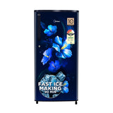 Midea 215 L 3 Star Direct Cool Refrigerator (MRD215D3HPDB, Blue, Big Flower, 2025 Model)