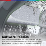 Bosch 10 kg, 5-Star, AI Active Water+, Anti Stain, Iron Steam Assist, Anti Tangle, Fully-Automatic Front Loading Washing Machine (WGA254ZJIN, Reload Function, In-Built Heater, Autumn Green)