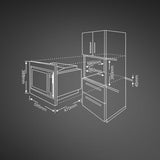 Kaff KMW 5PJ Builtin Microwave Oven for Kitchen 20 Litre with Child Lock Digital Clock & Time Display Microwave Grill Defrost & Combination Programming Mode Black