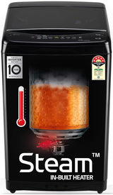 LG 8 Kg, 5 Star, Smart Inverter Technology, Wi-Fi, Turbowash, Fully Automatic Top Load Washing Machine With In-built heater (T80V4OB1S)