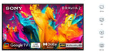 Sony BRAVIA 2 Series 108 cm (43 inches) 4K Ultra HD Smart LED Google TV K-43S20B (Black)