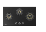Midea Kitchen Built in Hob Semi Brass Series 3 Burner, Flame Failure Device, Auto Ignition MG75GT503CTD134B-IN