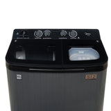 Midea Washing Machine Twin Tub 10 Kg, See Through Glass Lid, Soft Close(MWMSA100GPG(KG)