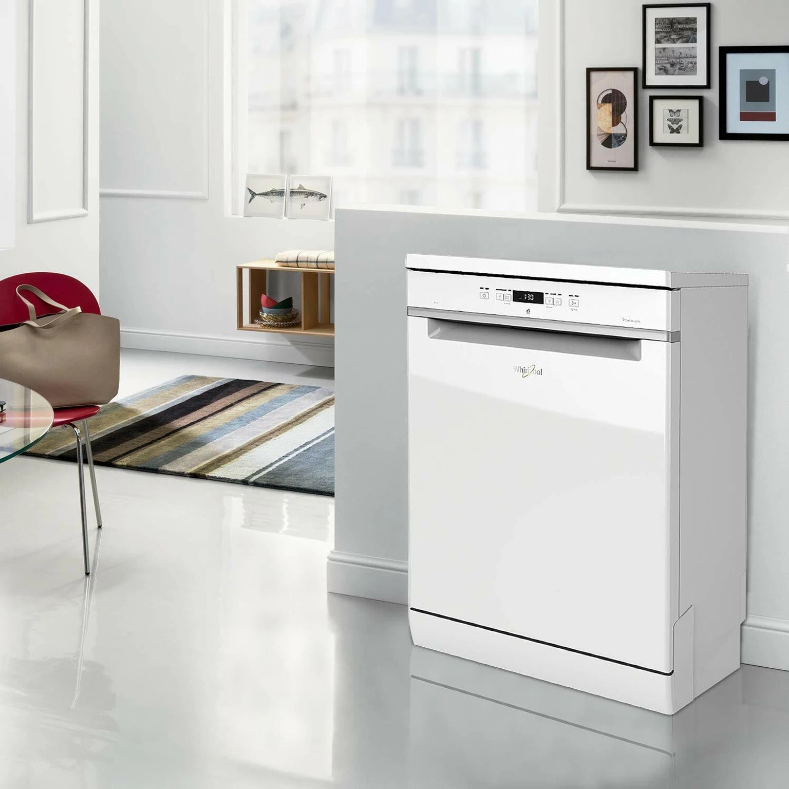 Whirlpool Power Clean WFC3C24_PF Intensive Kadhai Cleaning Free Standing 14 Place Settings Dishwasher