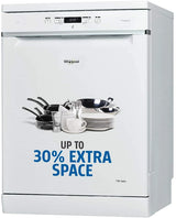 Whirlpool Power Clean WFC3C24_PF Intensive Kadhai Cleaning Free Standing 14 Place Settings Dishwasher