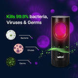 Voltmi Aura 2.0 Portable Air Purifier for Car & Home - True HEPA H13 Filter, Real-time Air Quality Monitor, Smoke & Odor Remover for Allergies & Pets