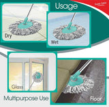 Spotzero by Milton Swift With Four Wheels Steel Wringer Spin Mop, Bucket