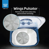 Voltas beko, A Tata Product 7.5 kg Semi-Automatic Top Load Single Tub Washing Machine (WST75UC/BLSSWH2PTD, Blue, Pulsator wash method)