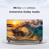 TCL 126 cm (50 inches) Metallic Bezel-Less FHD QLED TV 50S5K