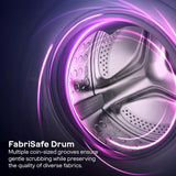 Godrej 7 Kg 5 Star, AI Powered, FabriSafe Drum, 65% Water Saving, Fully Automatic Front Load Washing Machine (WFEON CRS 7010 5.0 FKEDM GLWH, Glacial White)