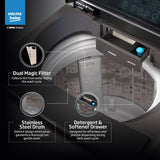 Voltas Beko, A Tata Product 8 Kg 5 Star Fully-Automatic Top Loading Washing Machine (WTL8006UEAH / OBS3060, Dark Grey, Inbuilt Heater)