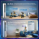 Haier Spartan AI 2.0 Ton Tower AC HTA24S-GAI3NB-I 6400W cooling capacity