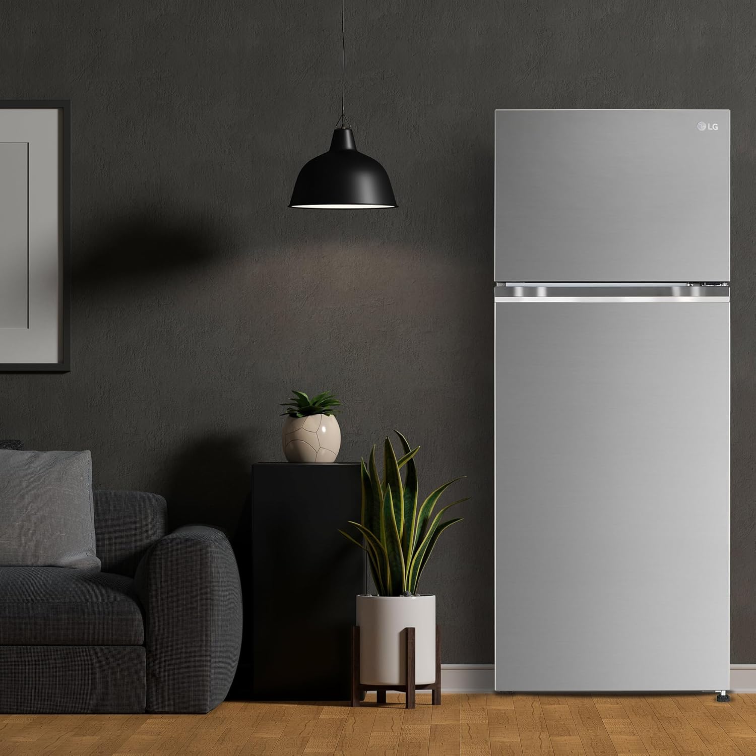 LG 272 L 3 Star Frost-Free Smart Inverter Compressor Double Door Refrigerator (GL-S312SPZX, Shiny Steel, Convertible & Multi Air Flow Cooling)