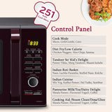 LG 28 L Convection Microwave Oven (MC2886BRUM, Black, Auto Cook Menu, Stainless steel cavity, Pasteurized Milk, 360° Motorised Rotisserie for Bar-be-queing, Indian Cuisine, Tandoor Se & Diet Fry)