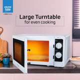 Voltas Beko, A Tata Product 20L, 700W smart solo Microwave oven (MS20MPW10, White | with Anti bacterial Inner Cavity and Large Turntable)
