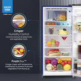 Voltas Beko, A Tata Product 183 L 2 Star Direct Cool Single Door Refrigerator (RDC215D/S0WBR0M0000GO, Hairline Blue, With Fresh Box Technology