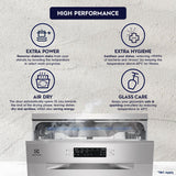 Electrolux 14 Place Settings Dishwasher Machine for Home, Fully Automatic with AirDry, In-Built Heater, Stainless Steel, UltimateCare 700, ESM48310SX | Open Box like New |