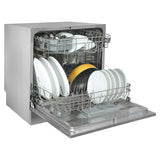 Faber 8 Place Dishwasher | 6 Wash Programs |Adjustable Upper Rack & Cutlery Tray | 8L Water/Cycle| FFSD 6PR 8S Ace Inox