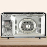 LG 28 L Scan to Cook Wi-Fi Enabled Charcoal Convection Microwave Oven (MJEN286VIW, Black, Stainless steel cavity, Heart Friendly Recipes, Ghee, Diet Fry & 360° Motorised Rotisserie for Bar-be-queing) (Minor Dent)