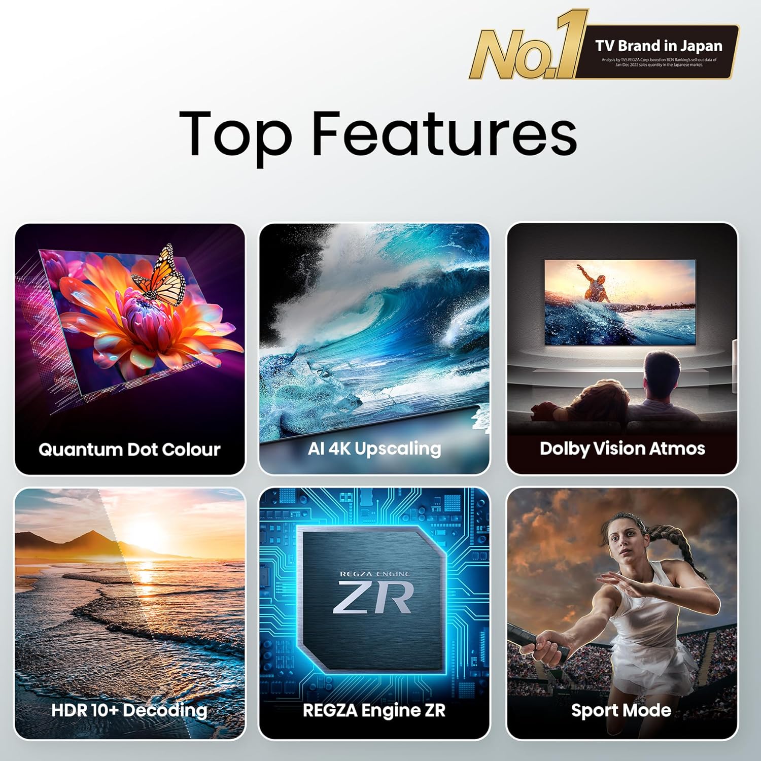 TOSHIBA 164 cm (65 inches) M450RP Series 4K Ultra HD Smart QLED TV 65M450RP (Black)