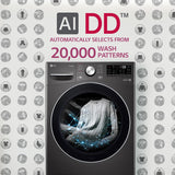 LG 15 Kg (Wash) / 8 Kg (Dry) Ai Direct Drive With Wi-Fi Fully Automatic Front Load Washer Dryer (Fhd1508Stb)