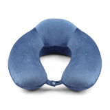 Livpure Travel Neck Pillow | 12x12 inches | Memory Foam Fill| Portable, Durable & Breathable | Standard Size 12inch x 12inch LSHB2B-NECKPILLOW_BLU_MASK