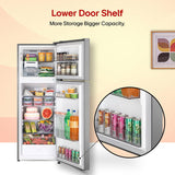 LG 251 L, 1 Star, Frost-Free Smart Inverter Double Door Refrigerator with Smart Mode (GLT2516WWPZ, Shiny Steel, Multi Air Flow Cooling with Max Fresh Zone, 2026 Model)