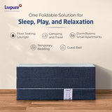 Livpure Smart Tri-Fold Mattress Compressed| Foldable Bed | Guest Bed | Travel | Camping | Portable | Single | 72X30X4 Inches, LSH-MAT-TRI4-100