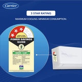 Carrier 1 Ton 3 Star AI Flexicool Inverter Split AC ( ESTER NEO+ Exi, CAI12ER3R34F0,White)